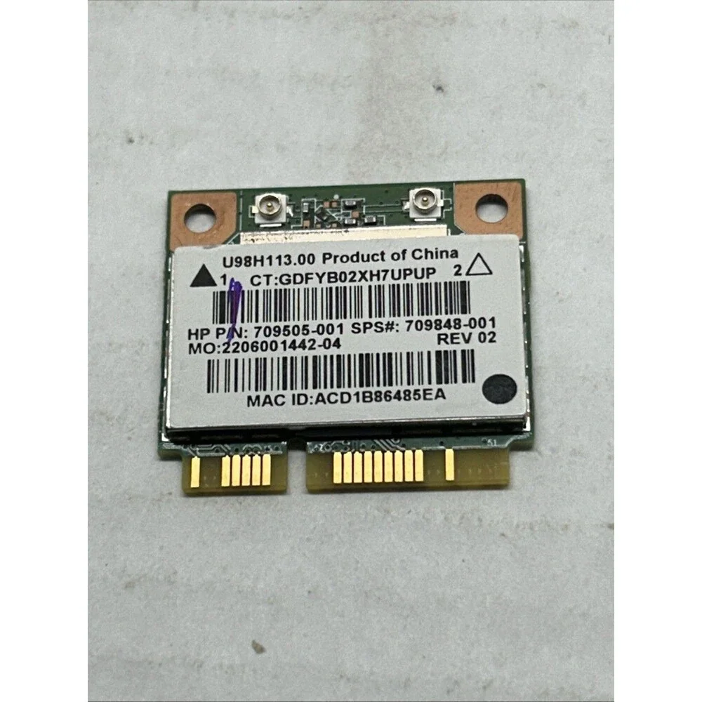 HP P/N: 709505-001 Wireless Wifi Bluetooth (Universal, HP, ASUS, Acer, Dell)